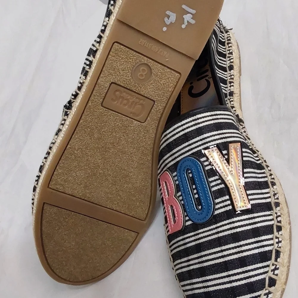 Sam EDELMAN CIRCUS BOY ESPADRILLES WOMEN'S LOAFERS SIZE 8‎